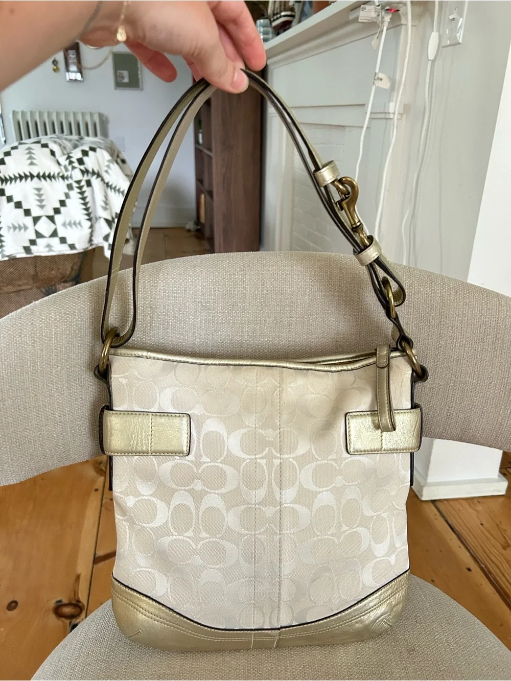 Coach stylish beige